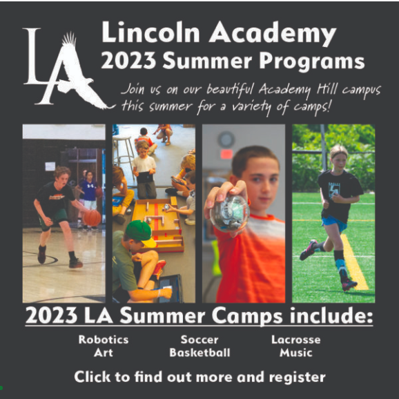 Lincoln Academy Summer 2023 Programs
