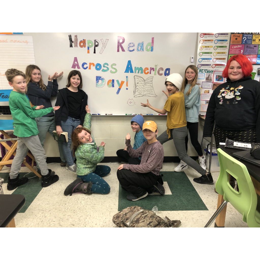 5th graders reading