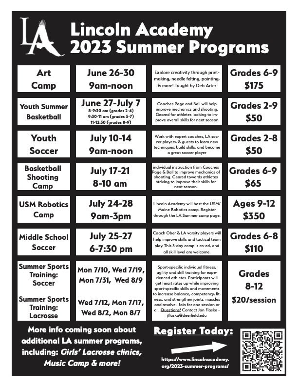 Lincoln Academy Summer Program