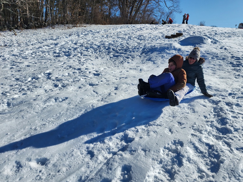 6th grade sledding