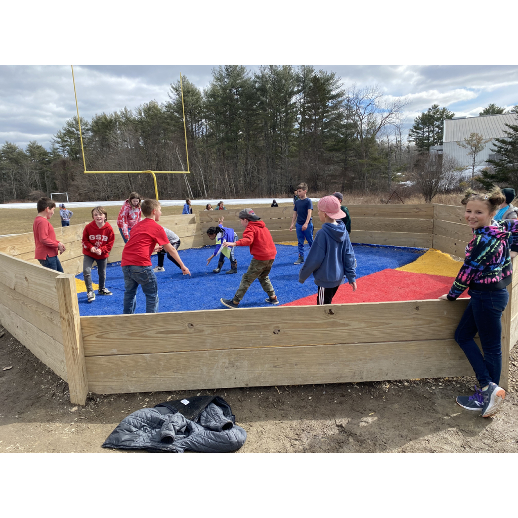 4th graders in the Gagaball pit