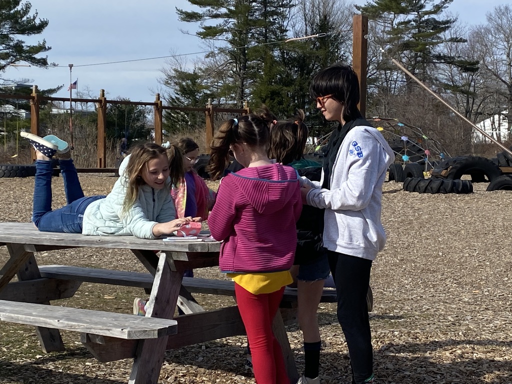 GSB 4th graders enjoying outside time