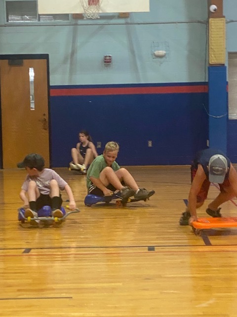 5th grade beat the heat PE class with Ms. Erin